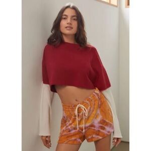 Brand New Urban Outfitters Ofu Kelsey Fleece Shorts Large